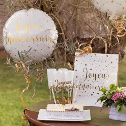 Ballon Alu "Joyeux Anniversaire"