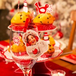 Support à gâteaux Noël - 2 unités