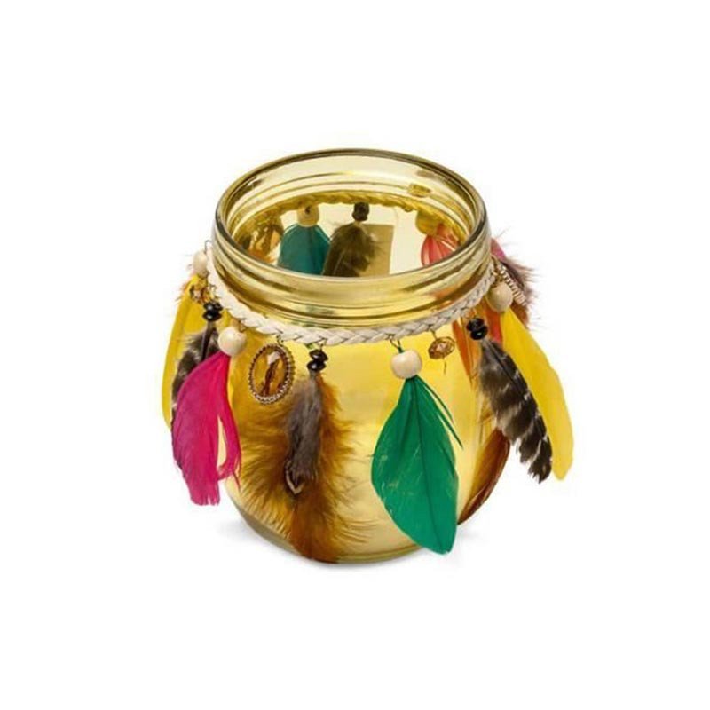 Photophore Gypsy boho jaune