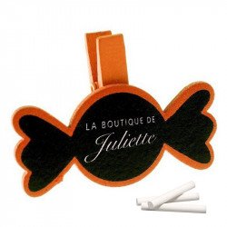 Pince bonbon orange (x6)
