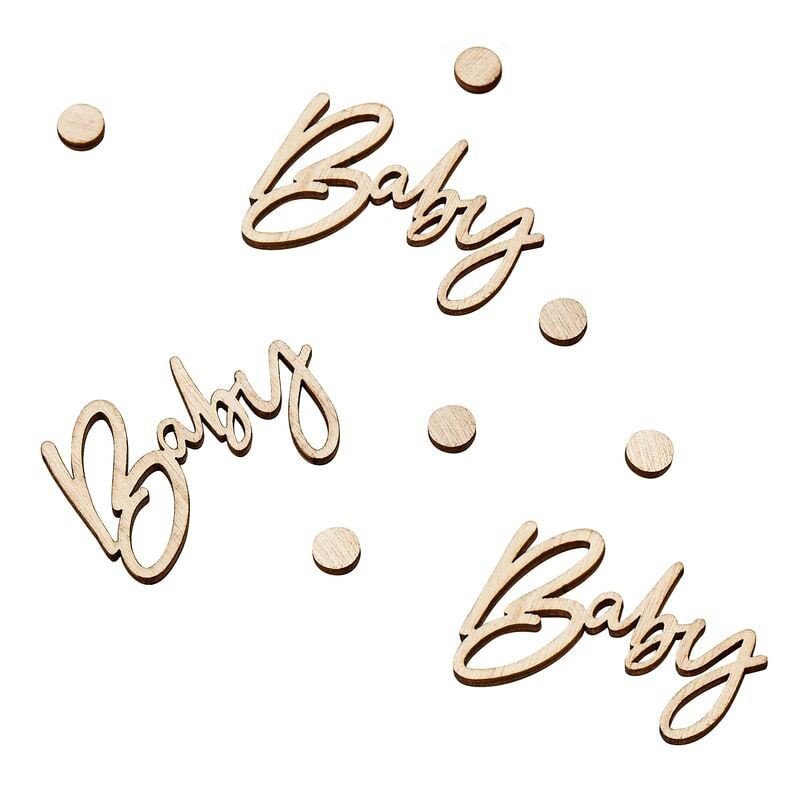 Confettis bois "Baby" Confettis bois "Baby"