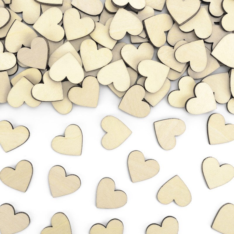 Confettis Coeurs Bois Confettis Coeurs Bois
