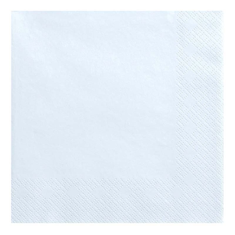 Serviettes Pastel bleu (x20) Serviettes Pastel bleu (x20)