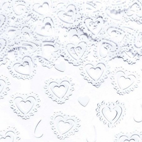 Coeurs de confettis