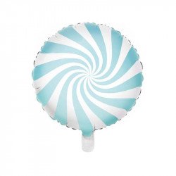 Ballon "Bonbon" bleu 45 cm 