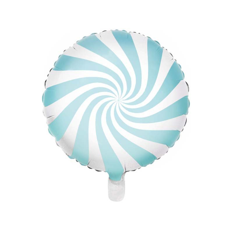 Ballon "Bonbon" bleu 45 cm 