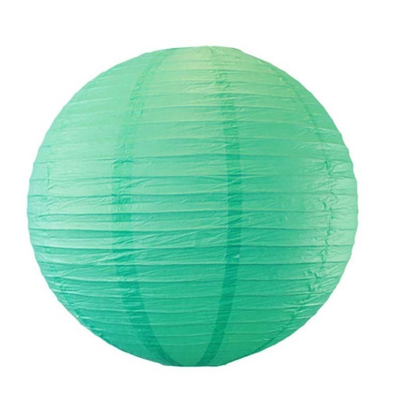 Lampion en papier uni vert emeraude - 30 cm Lampion en papier uni vert emeraude - 30 cm