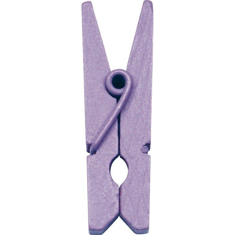 Pince en bois parme (x12) Pince en bois parme (x12)
