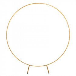 Arche ronde métal doré - 2M