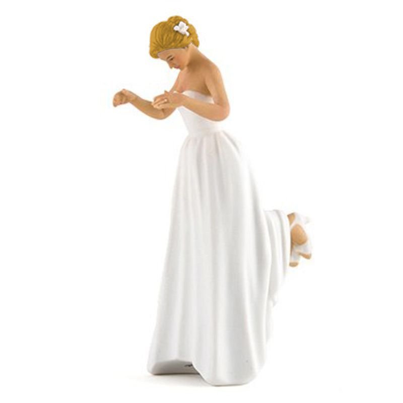 Figurine Romance - la mariée peau mate