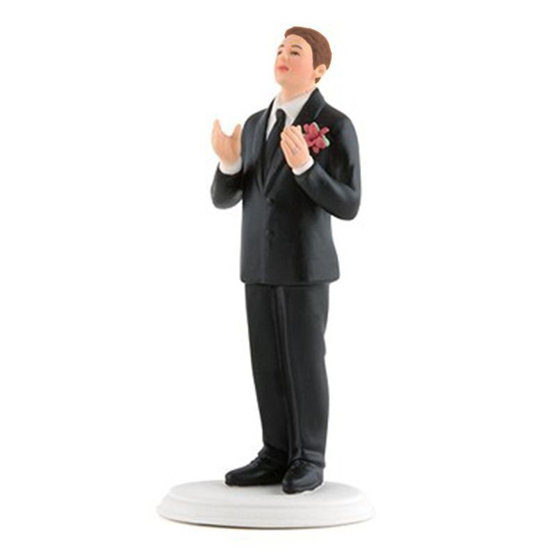 Figurine romance - le marié peau blanche