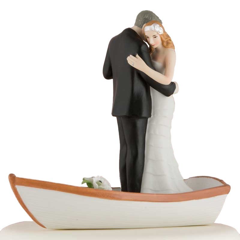 Figurine Couple Dansant sur une barque Figurine Couple Dansant sur une barque