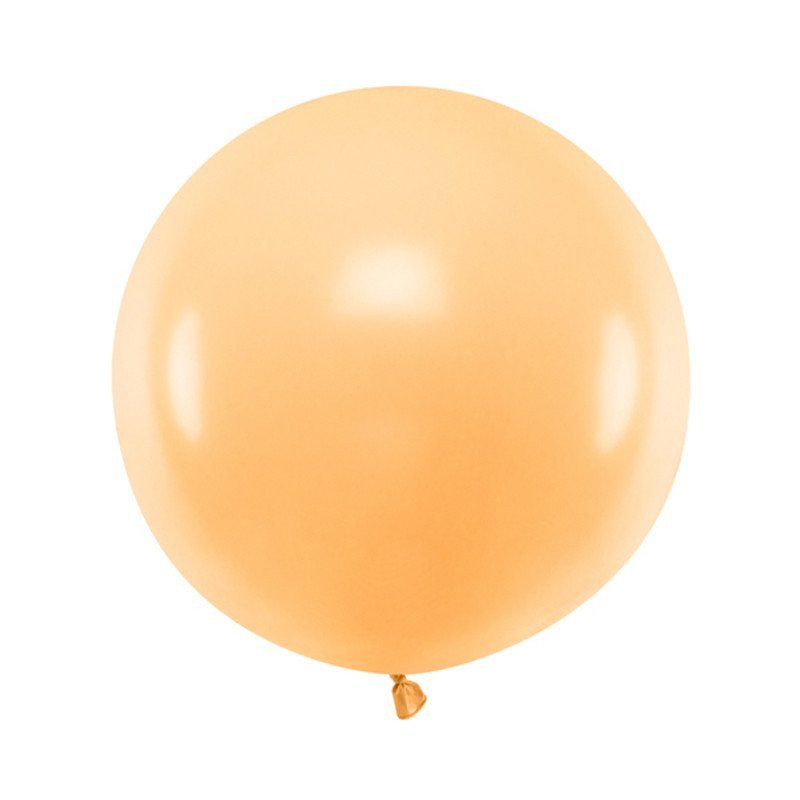 Ballon Rond Géant Pêche - 60 cm Ballon Rond Géant Pêche - 60 cm