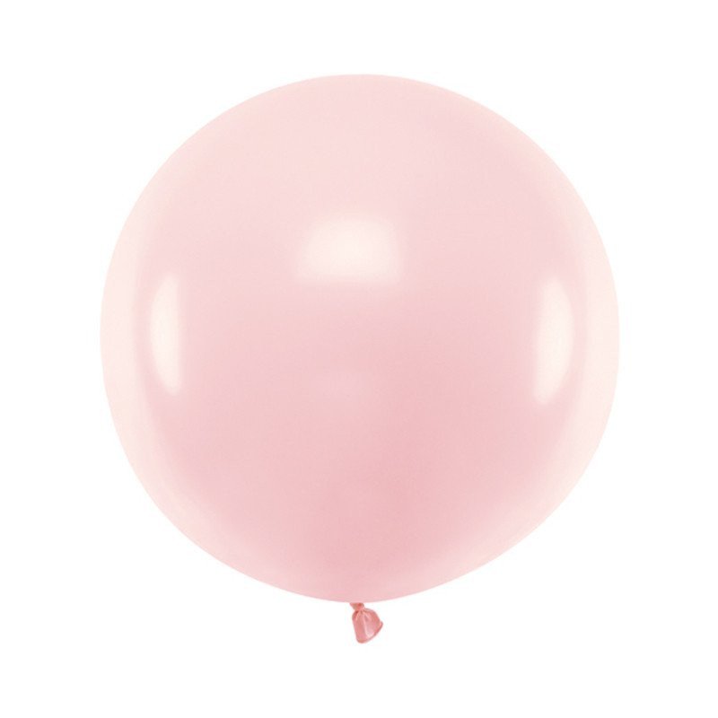 Ballon Rond Géant Rose Pastel - 60 cm Ballon Rond Géant Rose Pastel - 60 cm