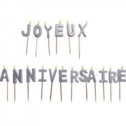 Bougies Joyeux Anniversaire La Boutique De Juliette