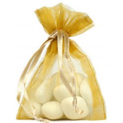 Sachet organdi or (x10)