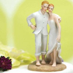 Figurine Couple sur le sable