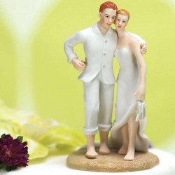 Figurine Couple sur le sable