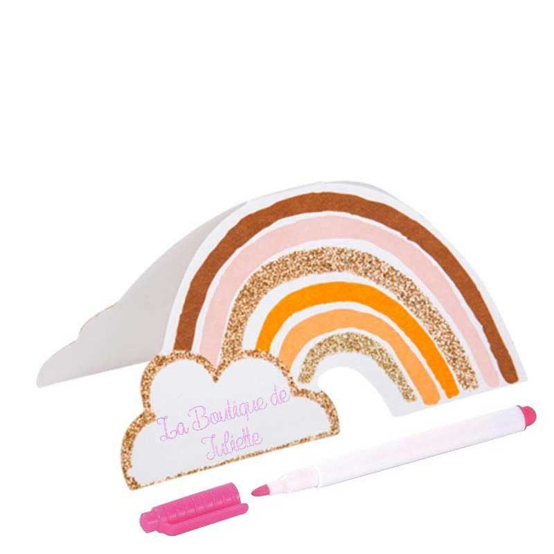 Marque-places arc-en-ciel (x8) Marque-places arc-en-ciel (x8)