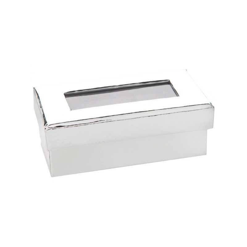 Boîte rectangulaire argent (x6) Boîte rectangulaire argent (x6)