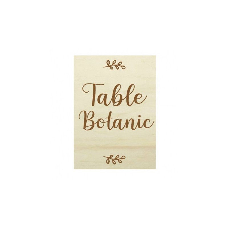 Nom de table Botanic - peuplier Nom de table Botanic - peuplier