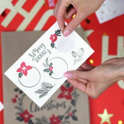 Pochettes cadeaux de Noël kraft