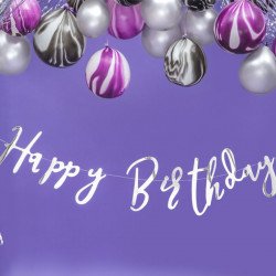 Guirlande "Happy Birthday" - 62 cm