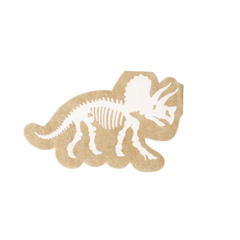 Serviettes Dinosaure Kraft (x16) Serviettes Dinosaure Kraft (x16)
