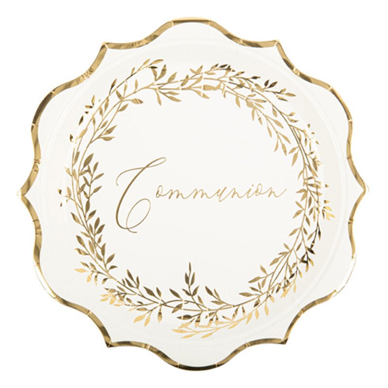 Assiettes "Communion" (x8) Assiettes "Communion" (x8)