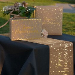 Chemin de table "Joyeux Anniversaire" - 3M