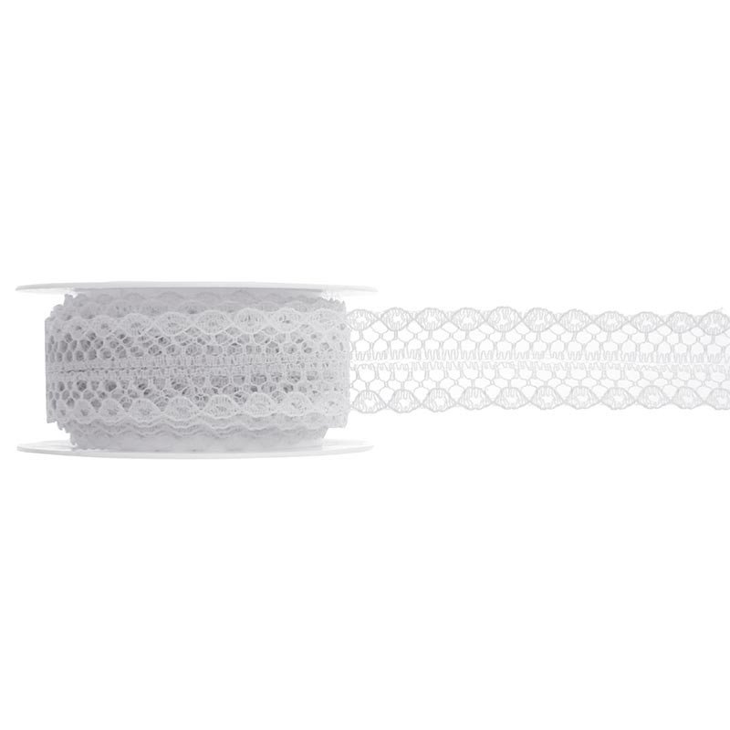 Ruban dentelle blanche - 3M Ruban dentelle blanche - 3M