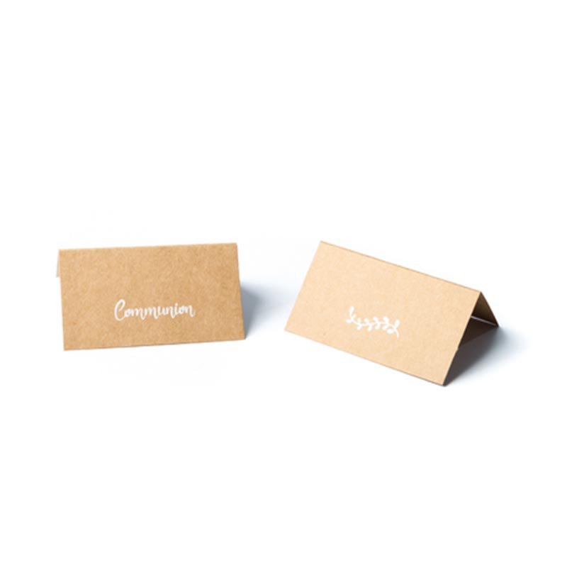 Marque-places kraft "Ma Communion" (x20) Marque-places kraft "Ma Communion" (x20)