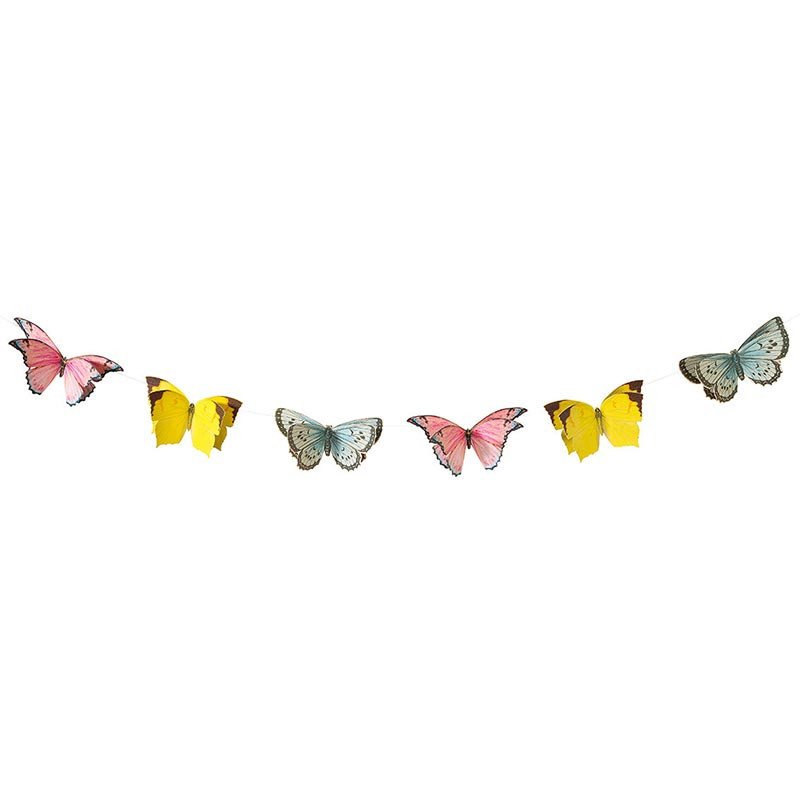 Guirlande papillons - 2,5 M Guirlande papillons - 2,5 M