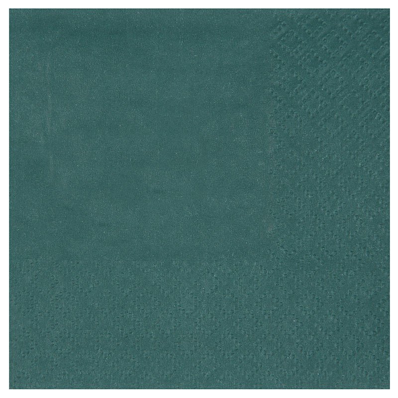 serviette bleu canard