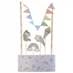 Cake Topper Licorne