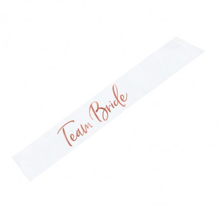 Écharpe "Team Bride" rose gold
