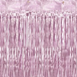 Rideau scintillant lilas