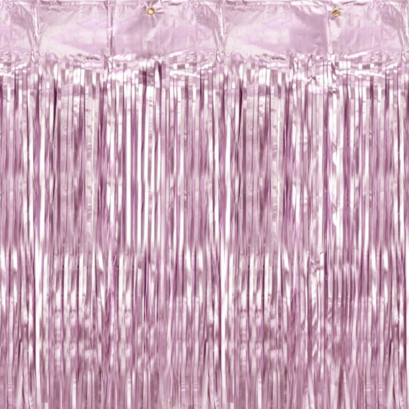 Rideau scintillant lilas
