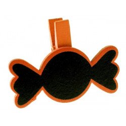 Pince bonbon orange (x6)