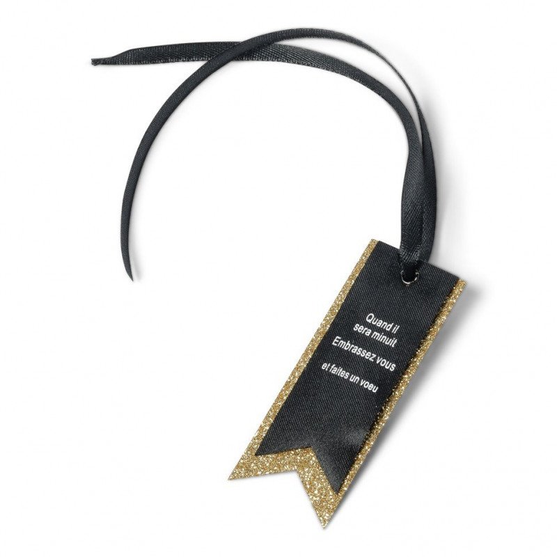 ETIQUETTES SATIN OR & NOIR IMPRIME ETIQUETTES SATIN OR & NOIR IMPRIME