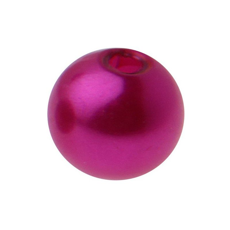Perles fuchsia (x50)