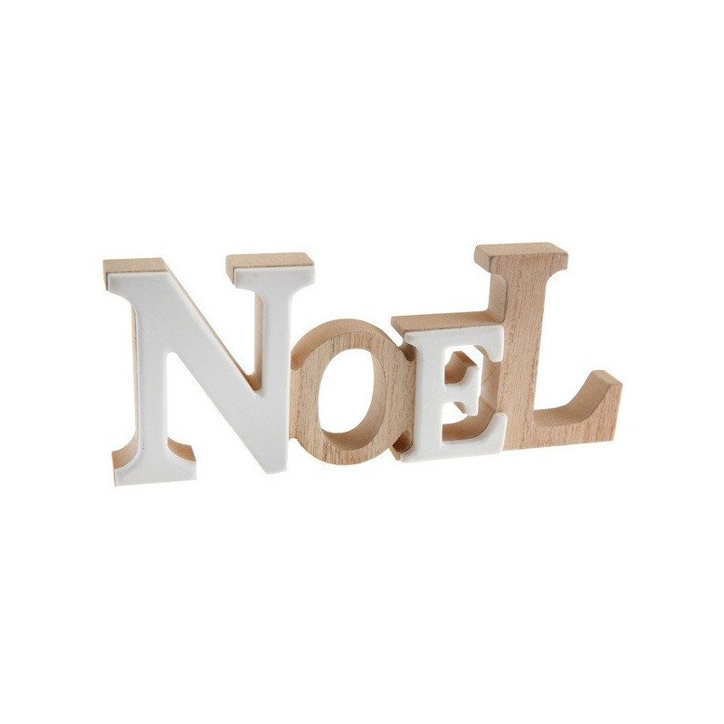 Lettres NOEL en bois et céramique Lettres NOEL en bois et céramique