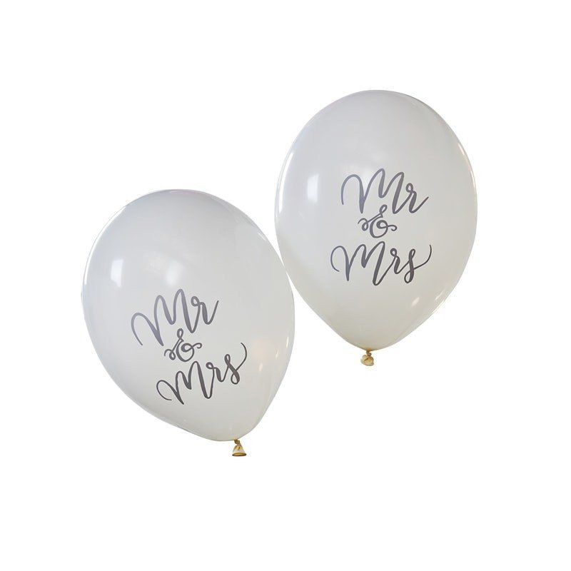 Ballons Mr & Mrs (x10) Ballons Mr & Mrs (x10)