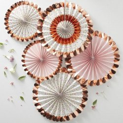 Rosaces liberty & rose gold