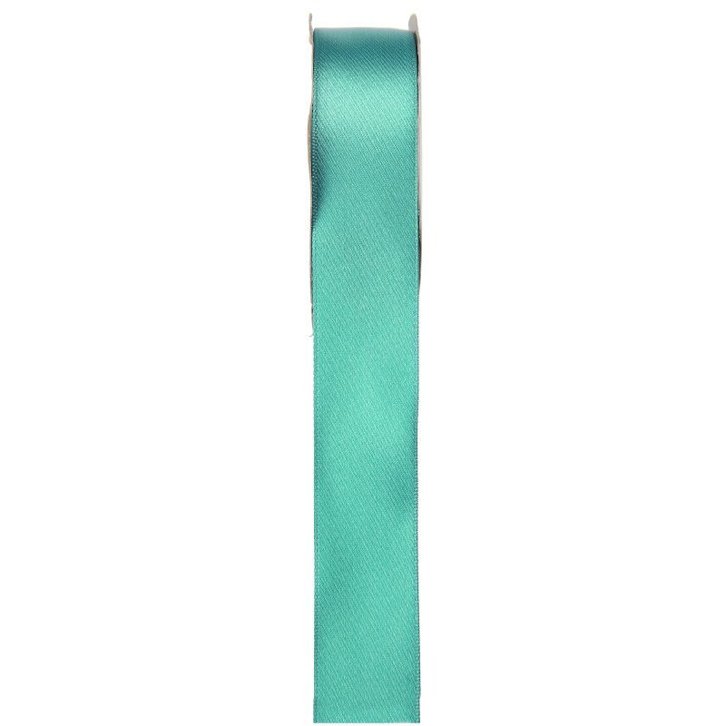 Ruban satin double face menthe de 25 mètres Ruban satin double face menthe de 25 mètres