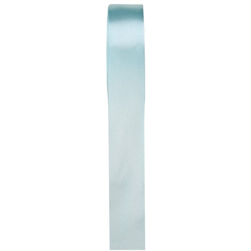 Ruban satin double face bleu ciel de 25 mètres Ruban satin double face bleu ciel de 25 mètres
