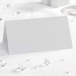 Marque place vierge blanc (x50)