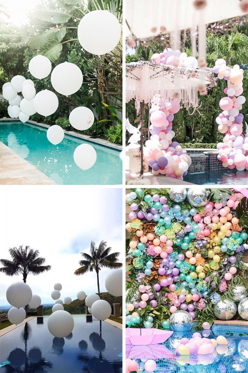 Gros Ballons En Deco De Mariage
