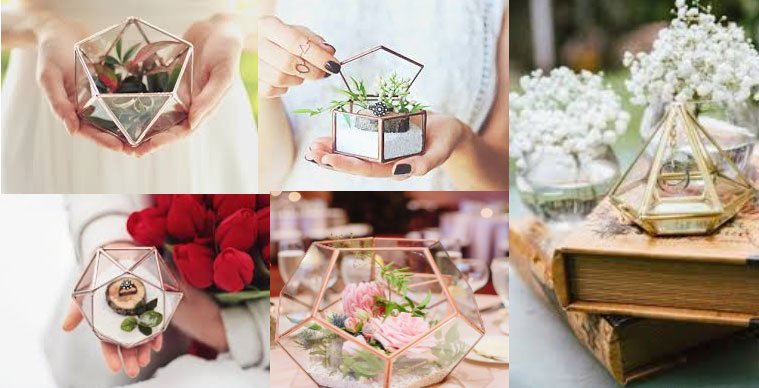 boite terrarium decoration de table