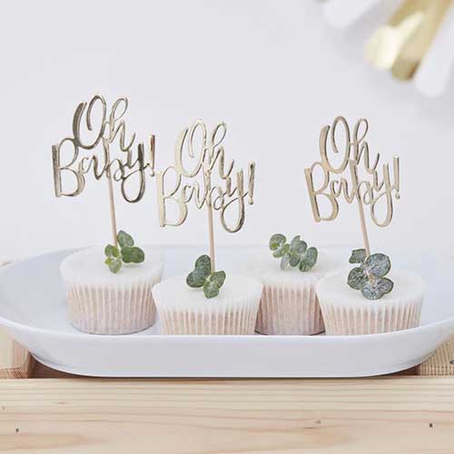 01 Des décorations de gateaux de bapteme ou de Gender reveal faciles
